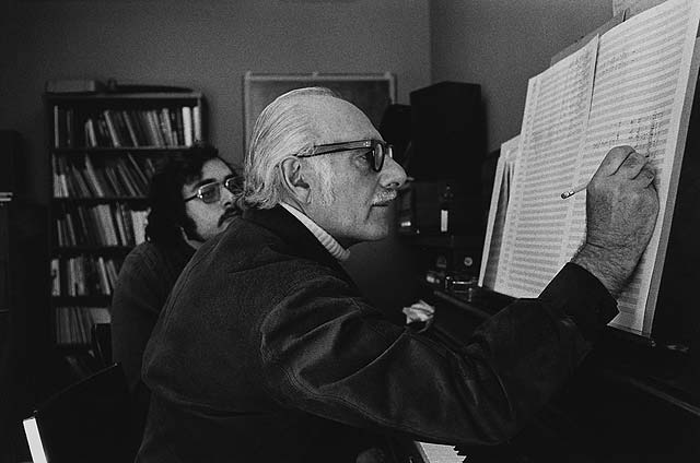 John Weinzweig at Faculty of Music 1973, Walter Curtin